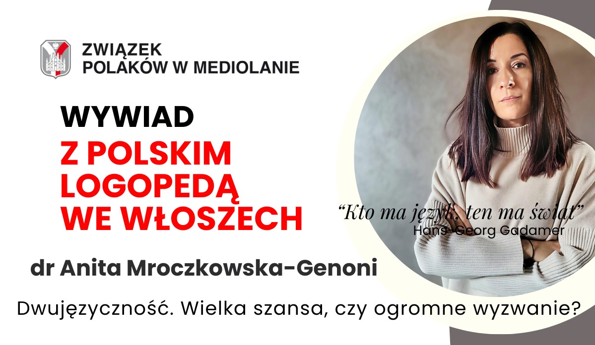 Wywiad z polskim logopedą mieszkającym we Włoszech.