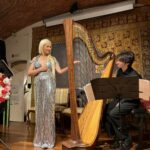 Sopranistka Dominika Zamara i harfista Leonardo Ciacci